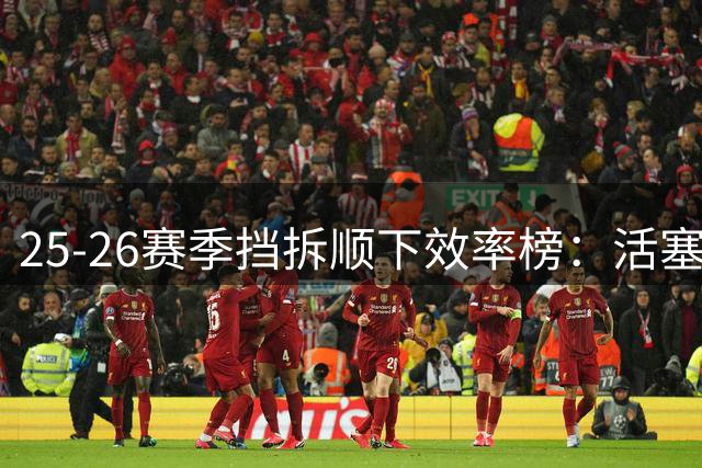 25-26赛季挡拆顺下效率榜：活塞小将杜伦领跑全联盟